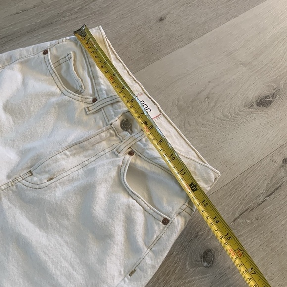 BDG high-waisted cowboy jeans white size 24 - Picture 10 of 14